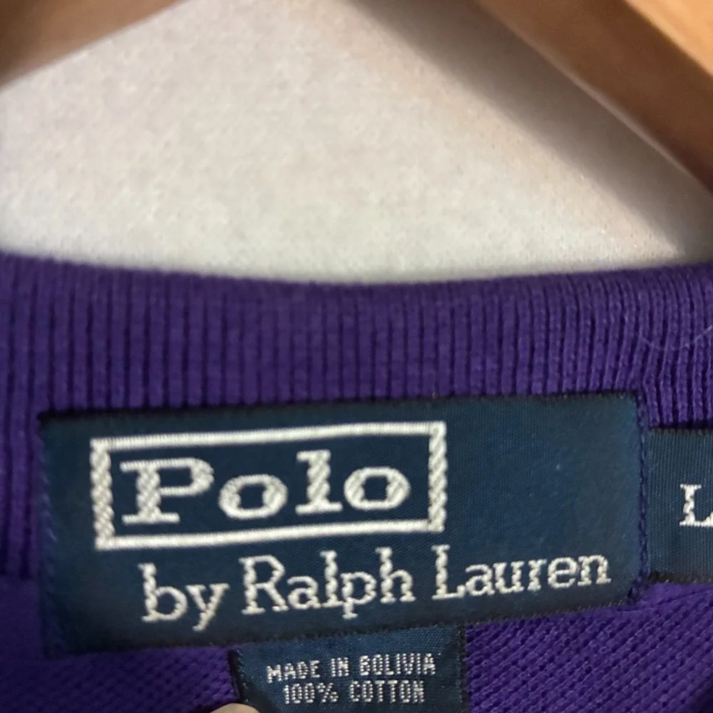 Polo Ralph Lauren Polo Shirt Men's L Striped Pony Golf Preppy Keef Rugby Street